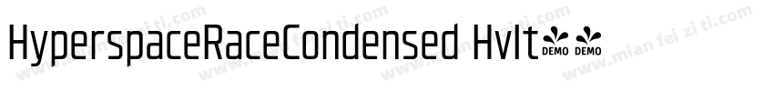 HyperspaceRaceCondensed HvIt字体转换